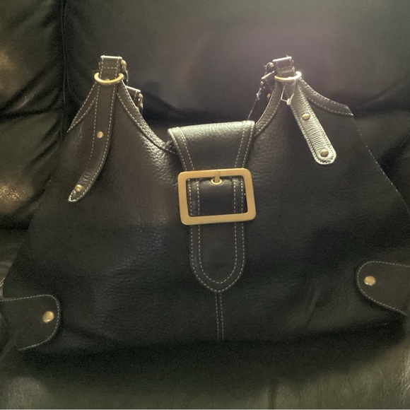 Maxx NY Extra Large Satchel Handbag Tote Overnighter Traveler. Dark Brown - Picture 2 of 8